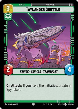 Taylander Shuttle (115/264) - Secrets of Power