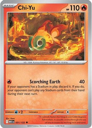 Chi-Yu 031/132 ME01 Mega Evolution - Uncommon