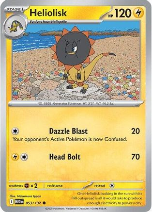 Heliolisk 053/132 ME01 Mega Evolution - Common