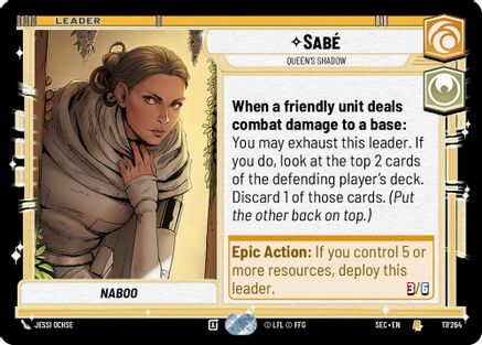 Sabé - Queen's Shadow (17/264) - Secrets of Power