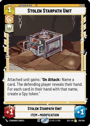 Stolen Starpath Unit (210/264) - Secrets of Power