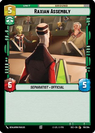 Raxian Assembly (118/264) - Secrets of Power