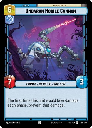 Umbaran Mobile Cannon (67/264) - Secrets of Power