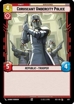 Coruscant Undercity Police (167/264) - Secrets of Power