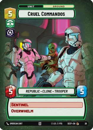 Cruel Commandos (Foil) - Secrets of Power Weekly Play Promos