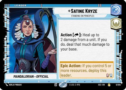 Satine Kryze - Standing on Principles (5/264) - Secrets of Power