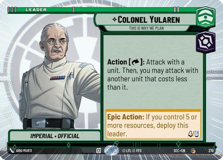 Colonel Yularen - This is Why We Plan (Hyperspace) (270) - Secrets of Power