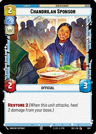 Chandrilan Sponsor (Foil) (553) - Secrets of Power Foil