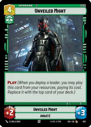 Unveiled Might (Foil) (633) - Secrets of Power Foil