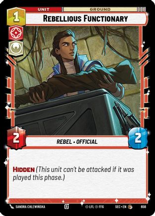 Rebellious Functionary (Foil) (656) - Secrets of Power Foil