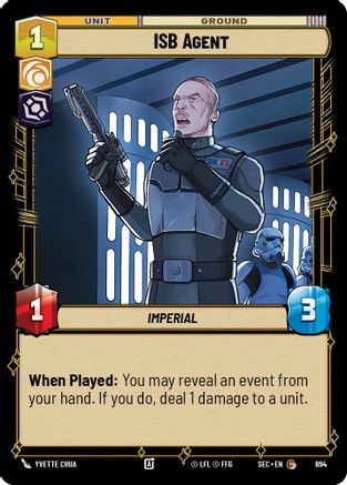 ISB Agent (Foil) (694) - Secrets of Power Foil