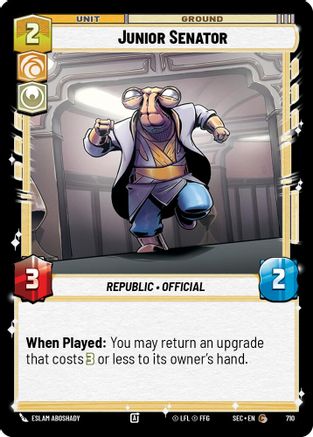 Junior Senator (Foil) (710) - Secrets of Power Foil