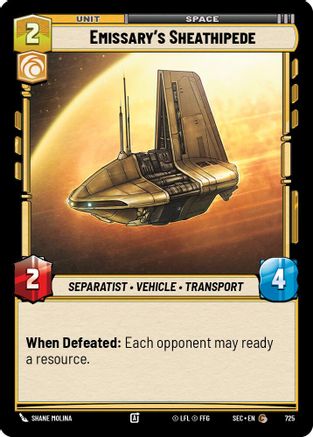 Emissary's Sheathipede (Foil) (725) - Secrets of Power Foil