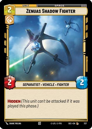 Zenuas Shadow Fighter (Foil) (727) - Secrets of Power Foil
