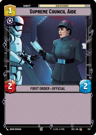 Supreme Council Aide (Foil) (747) - Secrets of Power Foil