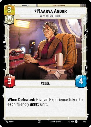 Maarva Andor - We've Been Sleeping (Foil) (762) - Secrets of Power Foil