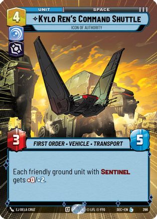 Kylo Ren's Command Shuttle - Icon of Authority (Hyperspace) (296) - Secrets of Power