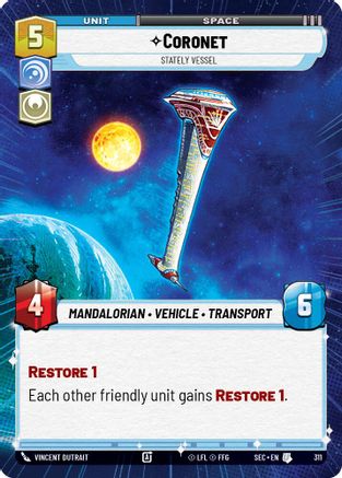 Coronet - Stately Vessel (Hyperspace) (311) - Secrets of Power