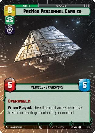 PreMor Personnel Carrier (Hyperspace) (353) - Secrets of Power