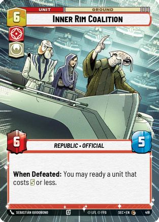 Inner Rim Coalition (Hyperspace) (418) - Secrets of Power