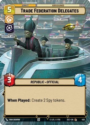 Trade Federation Delegates (Hyperspace) (455) - Secrets of Power