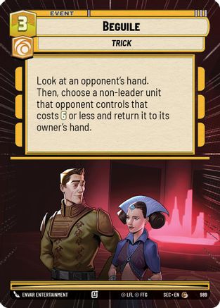 Beguile (Hyperspace Foil) (989) - Secrets of Power Foil