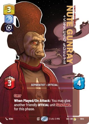 Nute Gunray - Escaping Justice (Prestige) (1044) - Secrets of Power