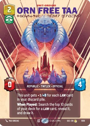 Orn Free Taa - Political Power Broker (Prestige) (1058) - Secrets of Power
