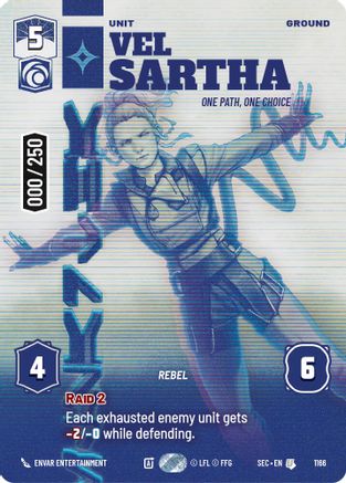 Vel Sartha - One Path, One Choice (Serialized) (1166) - Secrets of Power Foil