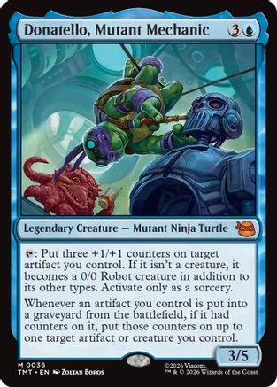 Donatello, Mutant Mechanic (TMT-036) - Teenage Mutant Ninja Turtles Foil