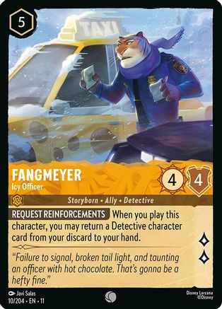 Fangmeyer - Icy Officer (10/204) - Winterspell Cold Foil