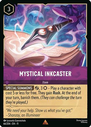 Mystical Inkcaster (66/204) - Winterspell Cold Foil