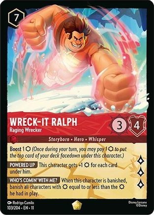 Wreck-It Ralph - Raging Wrecker (103/204) - Winterspell