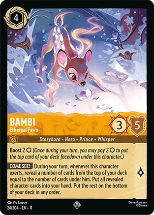 Bambi - Ethereal Fawn (24/204) - Winterspell Cold Foil