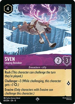Sven - Leaping Reindeer (60/204) - Winterspell Cold Foil