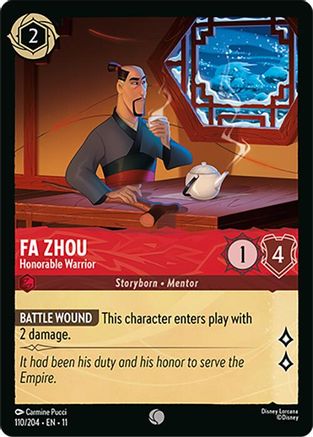 Fa Zhou - Honorable Warrior (110/204) - Winterspell