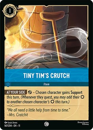 Tiny Tim's Crutch (167/204) - Winterspell Cold Foil