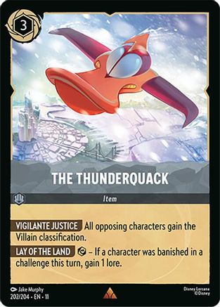 The Thunderquack (202/204) - Winterspell Cold Foil