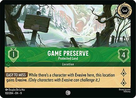 Game Preserve - Protected Land (102/204) - Winterspell