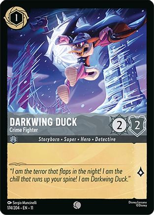 Darkwing Duck - Crime Fighter (174/204) - Winterspell Cold Foil