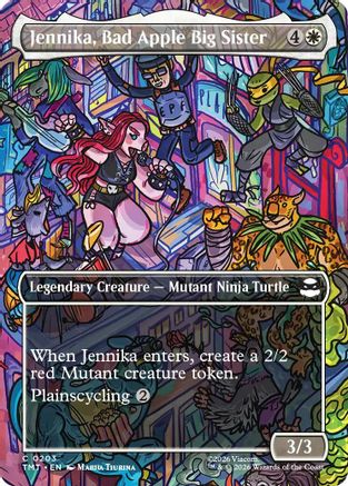 Jennika, Bad Apple Big Sister (Borderless) (TMT-203) - Teenage Mutant Ninja Turtles Foil