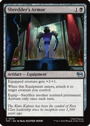 Shredder's Armor (TMT-075) - Teenage Mutant Ninja Turtles