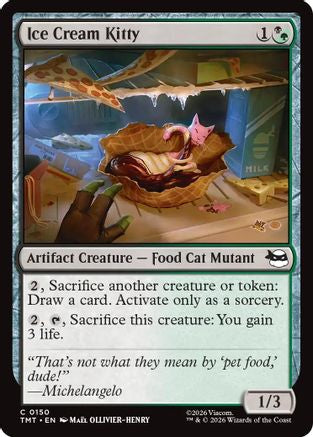 Ice Cream Kitty (TMT-150) - Teenage Mutant Ninja Turtles Foil