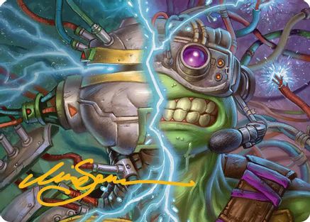 Mind Transfer Protocol Art Card (ASTMT-005) - Art Series: Teenage Mutant Ninja Turtles