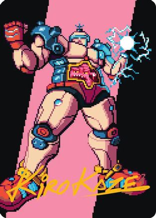 Krang, the All-Powerful Art Card (Gold-Stamped Signature) (ASTMT-034) - Art Series: Teenage Mutant Ninja Turtles