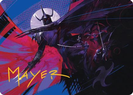 Shredder's Technique Art Card (ASTMT-007) - Art Series: Teenage Mutant Ninja Turtles