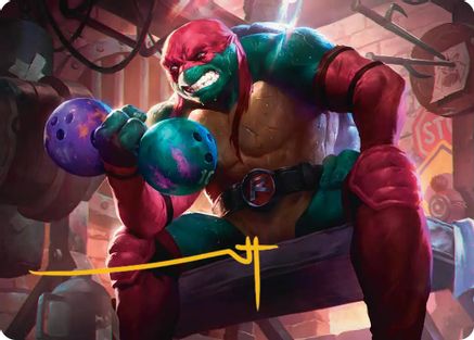 Raphael, Tough Turtle Art Card (ASTMT-009) - Art Series: Teenage Mutant Ninja Turtles