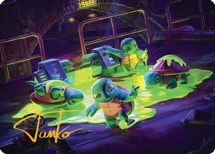 The Ooze Art Card (ASTMT-018) - Art Series: Teenage Mutant Ninja Turtles