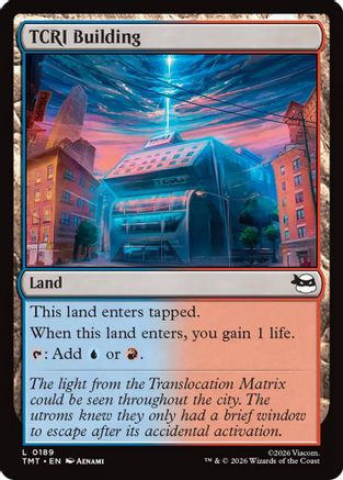 TCRI Building (TMT-189) - Teenage Mutant Ninja Turtles Foil