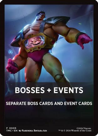 Bosses + Events (TMC-005) - Commander: Teenage Mutant Ninja Turtles